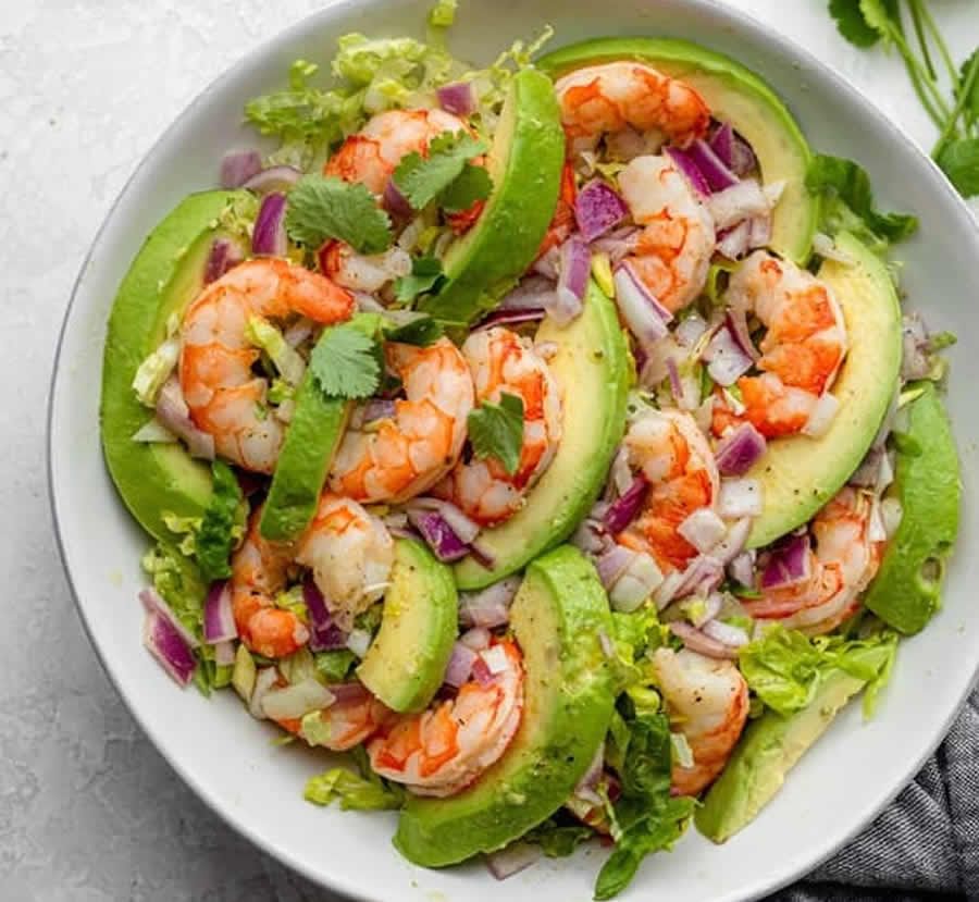 Salade d'Avocat aux Crevettes