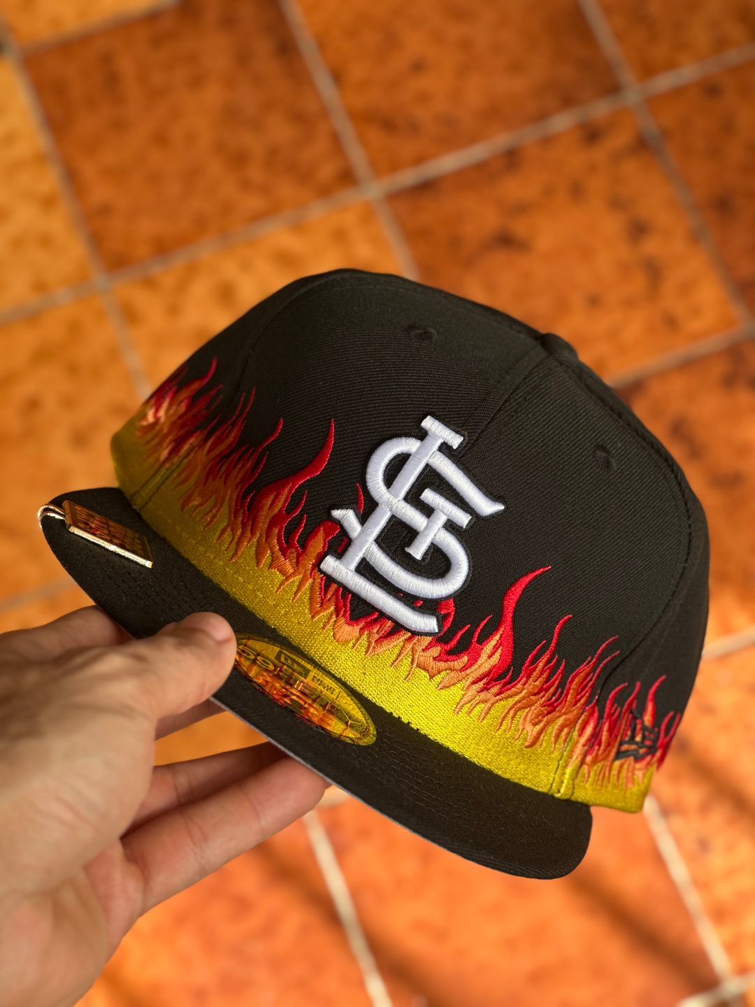 New Era 59 Fifty - Cardinals Flame Black