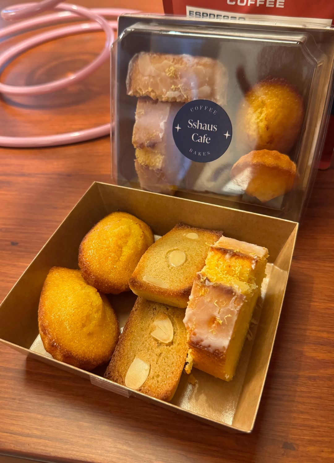 Tasting Box (2 Madeleines, 2 Financiers, 1 Slice Pound Cake)
