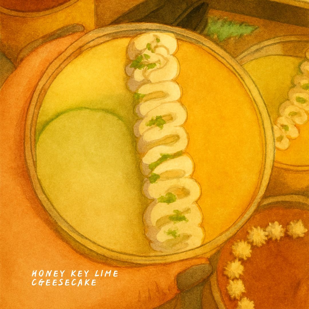HONEY KEY LIME CHEESECAKE