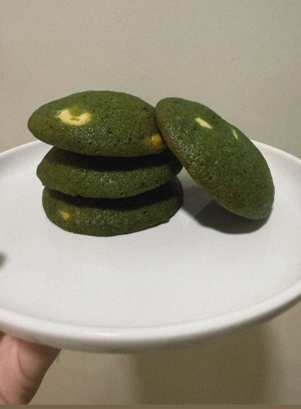 Matcha White Chocolate Cookies 