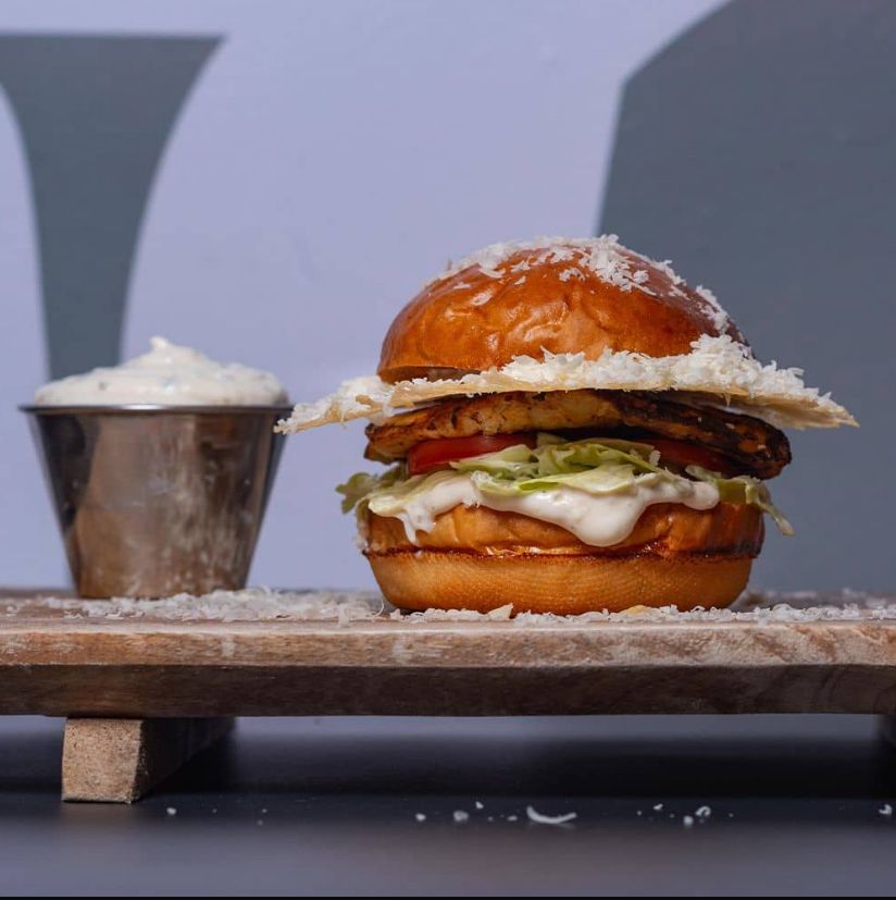 Caesar Chicken burger 