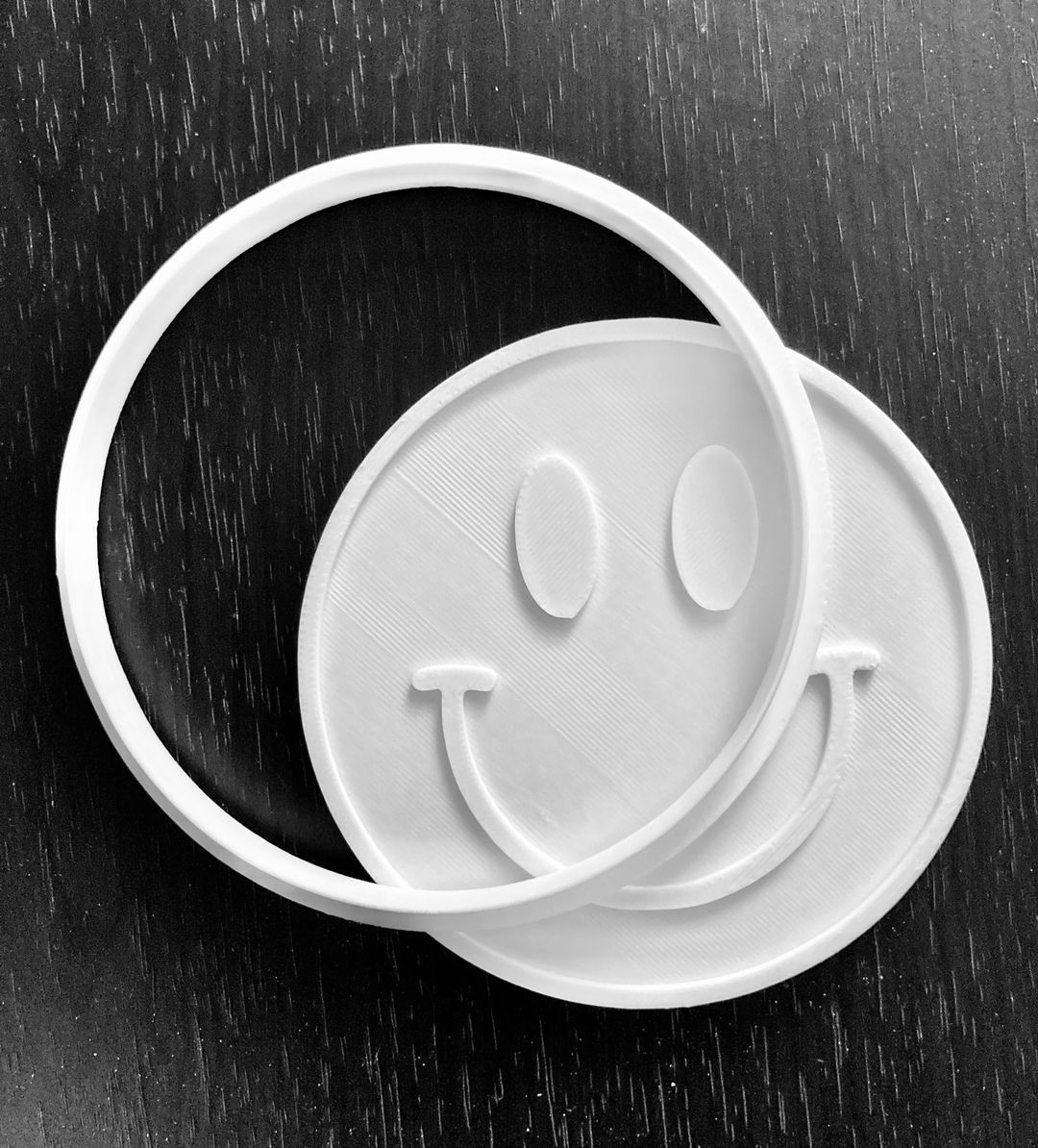 Smiley Face with detail Cookie Cutter 
