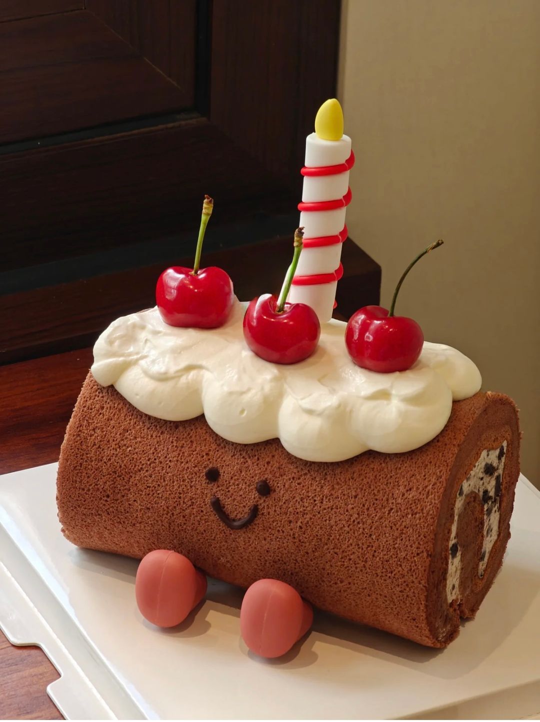 Jellycat Christmas Chocolate Swiss Roll