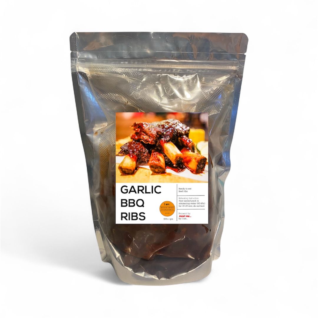 Garlic BBQ Beef Ribs 500+/-gm