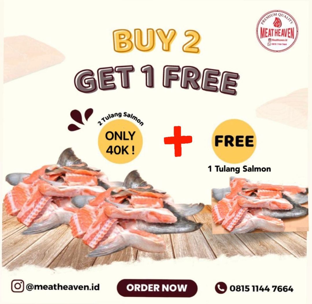 Tulang Salmon Buy 2 Get 1 FREE