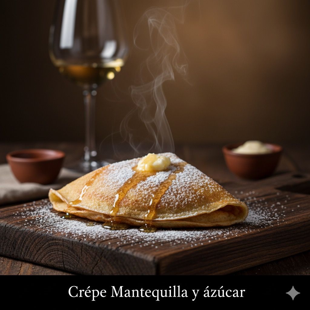 Crepe Mantequilla y azúcar