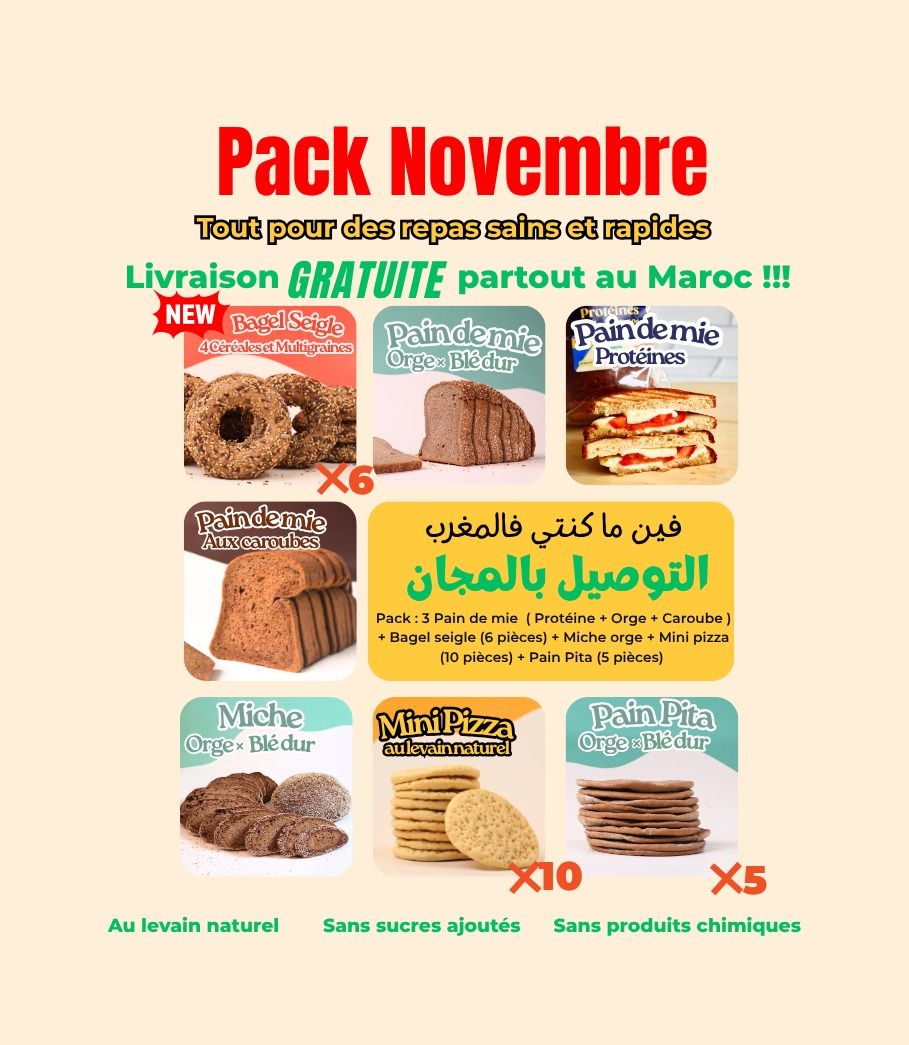 Pack Novembre 🧡#livraison gratuite 