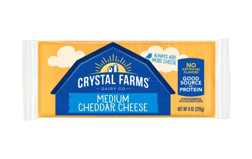 Crystal Farm Medium Cheddar 7oz
