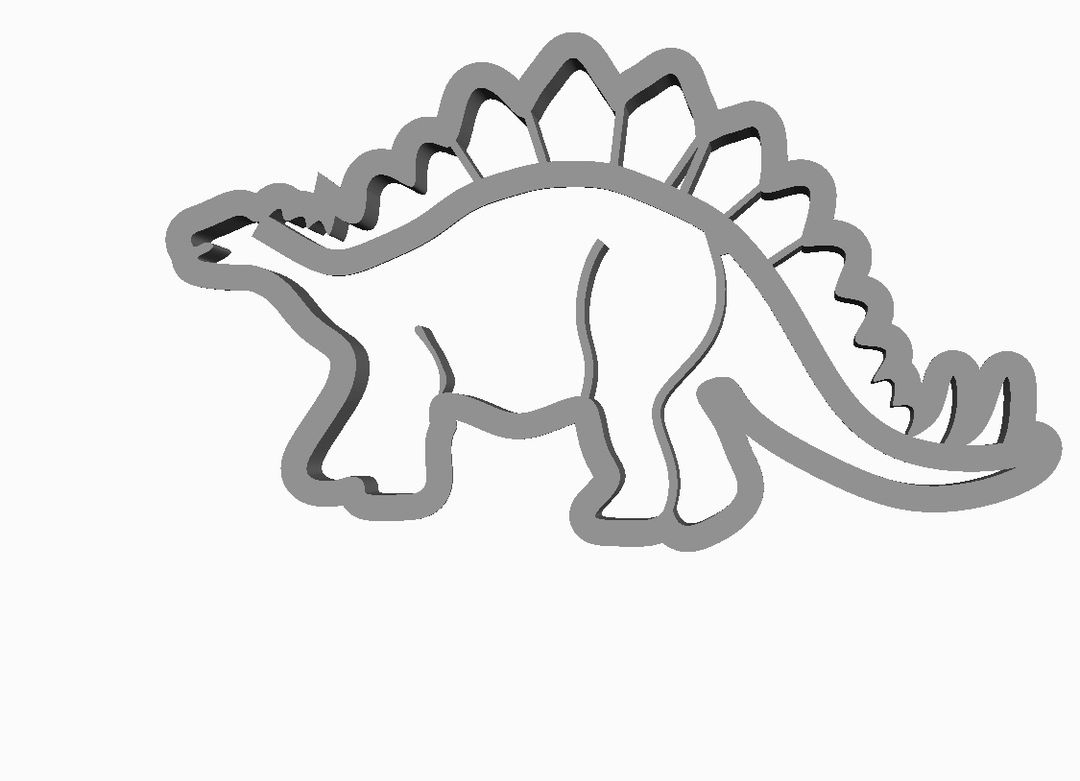 Dinosaur with detail Cookie Cutter 