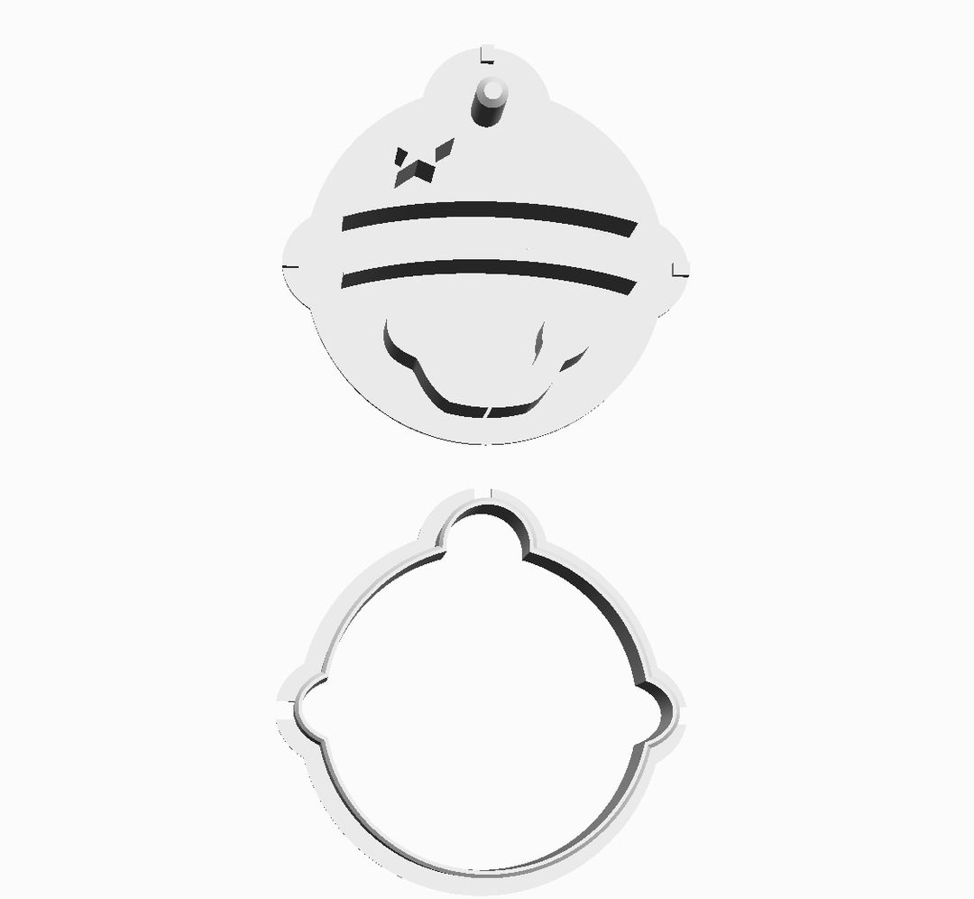 Jingle Bell 2 in 1 Cookie Cutter     