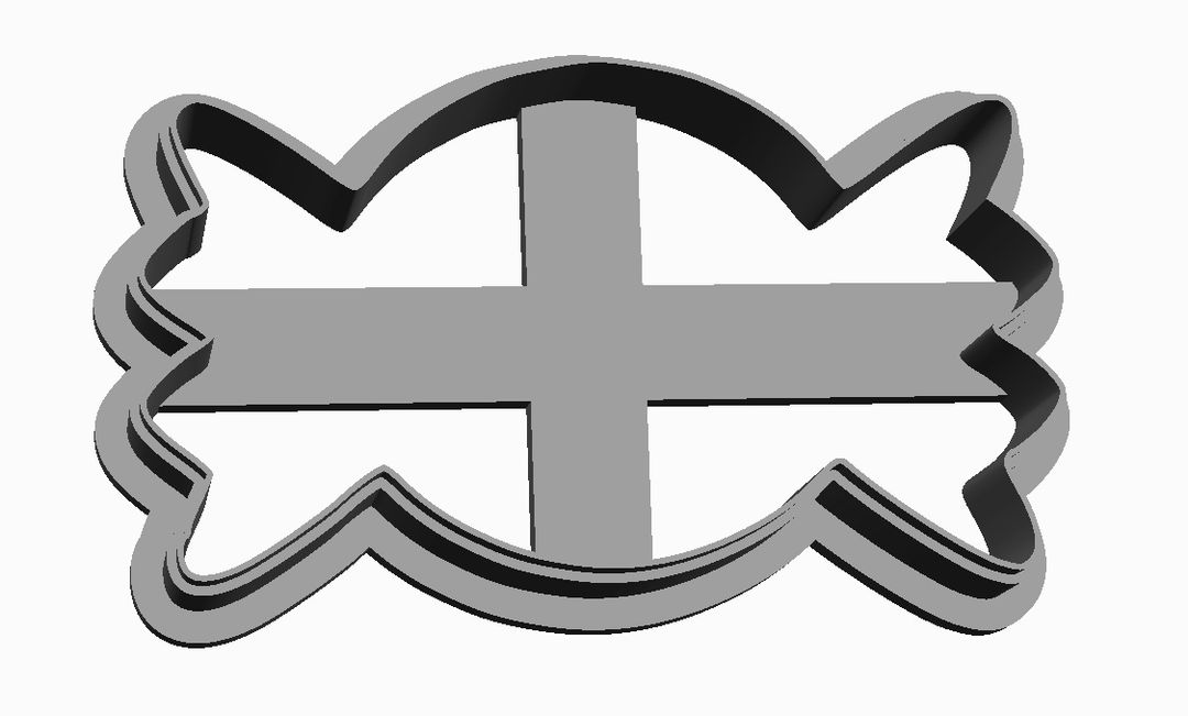 Candy 3 Cookie Cutter        