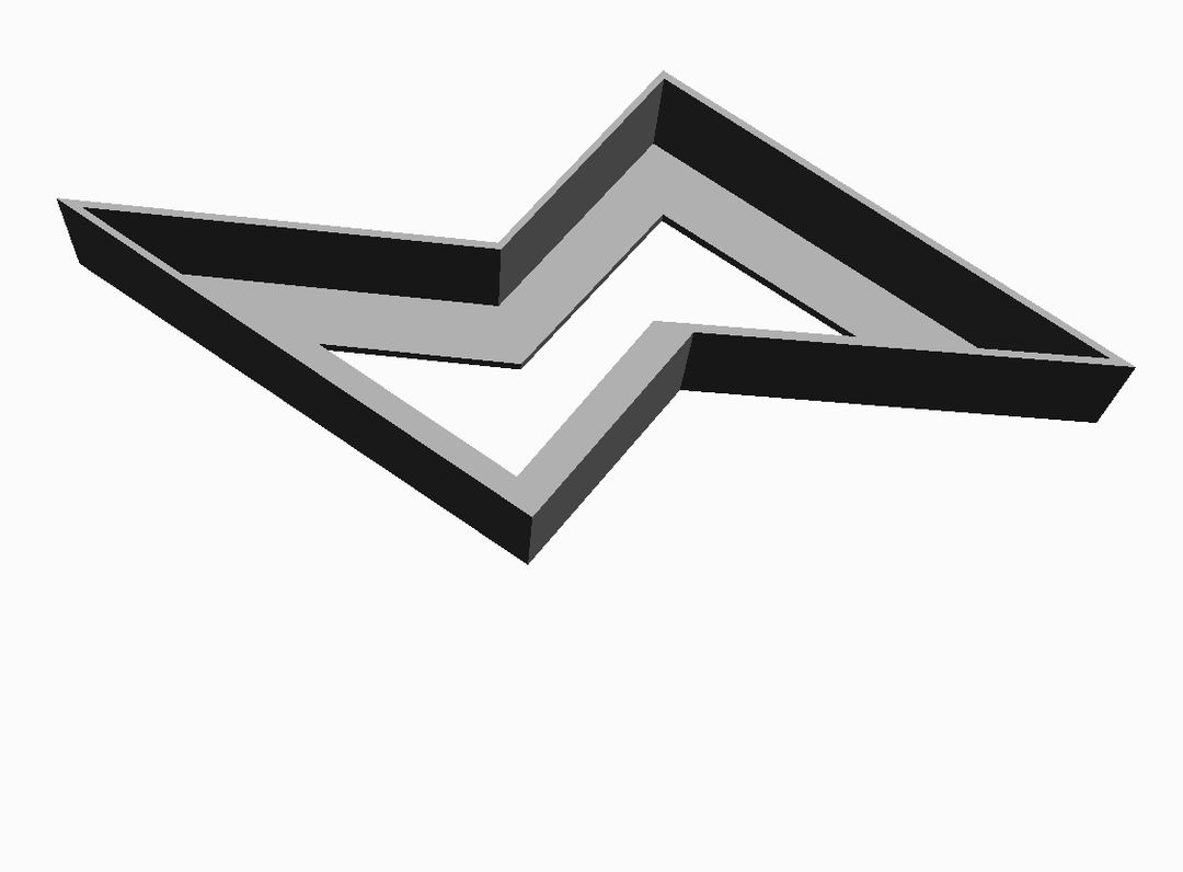 TM Energy outline Cookie Cutter             