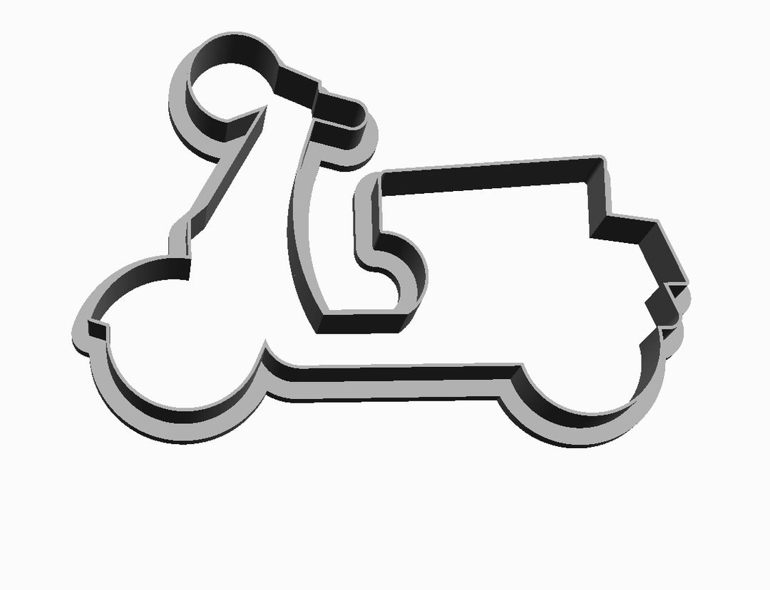 Schooter outline Cookie Cutter             
