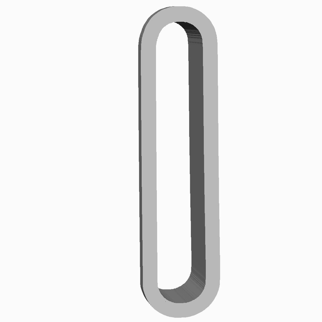 l (alphabet) Cookie Cutter               