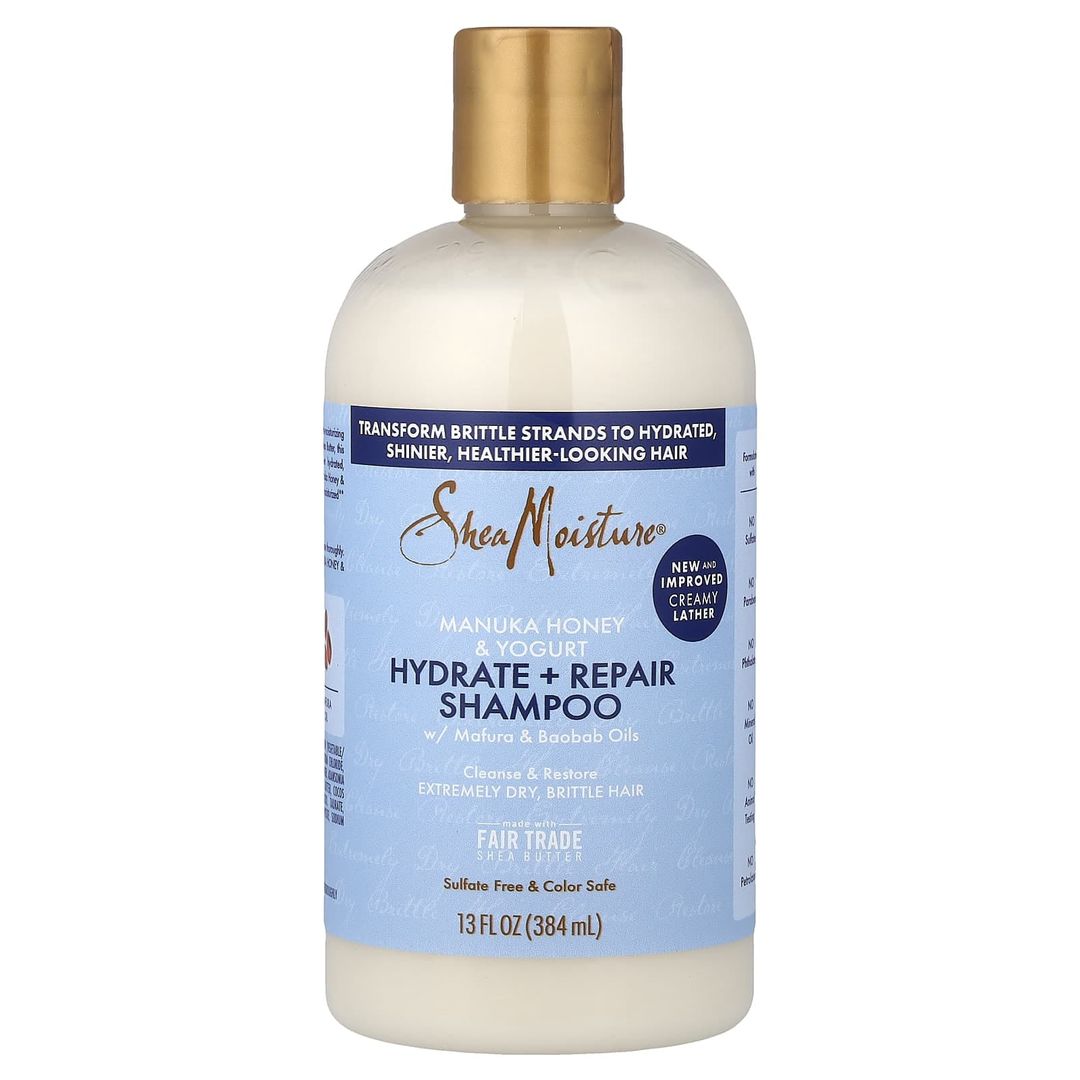 Shea Moisture - Manuka Honey & Yogurt, Hydrate + Repair Shampoo (384 ml)