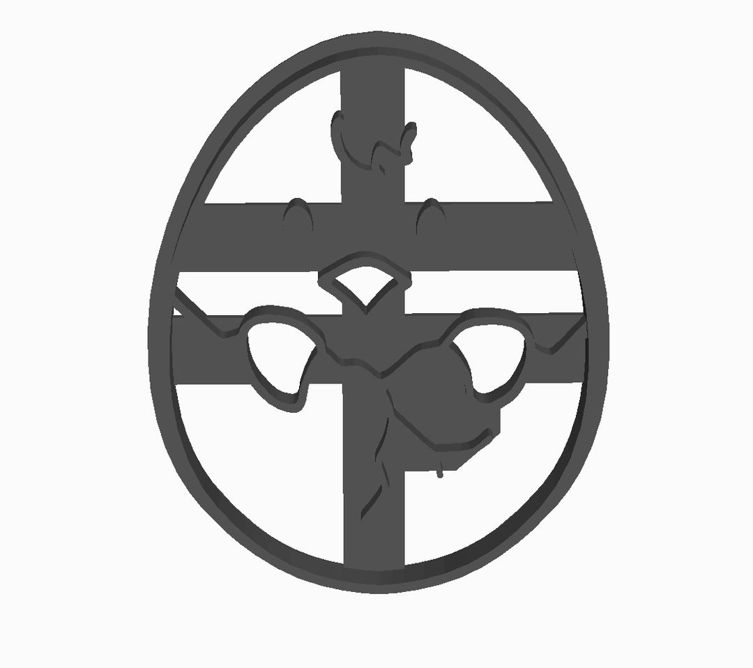 Easter Egg 3 Cookie Cutter                     