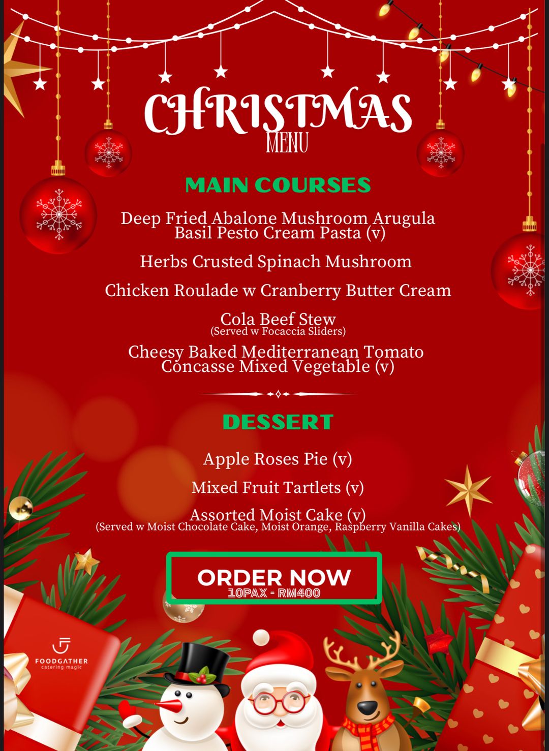 Christmas Set2 For 10 Pax