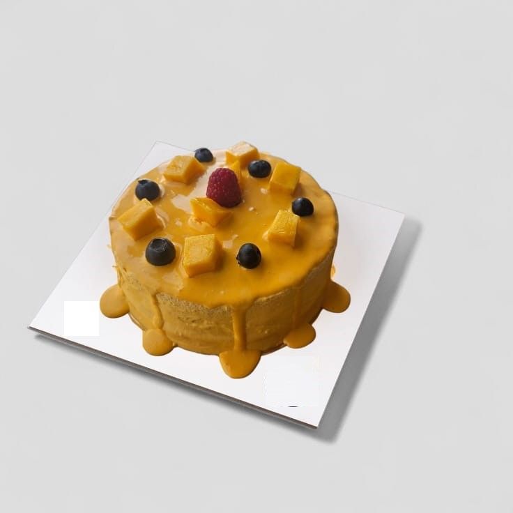 Fresh Mango Mousse Cake 