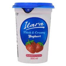 Ilara strawberry yoghurt 500ml