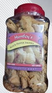 Huntley's black pepper salties 500gm