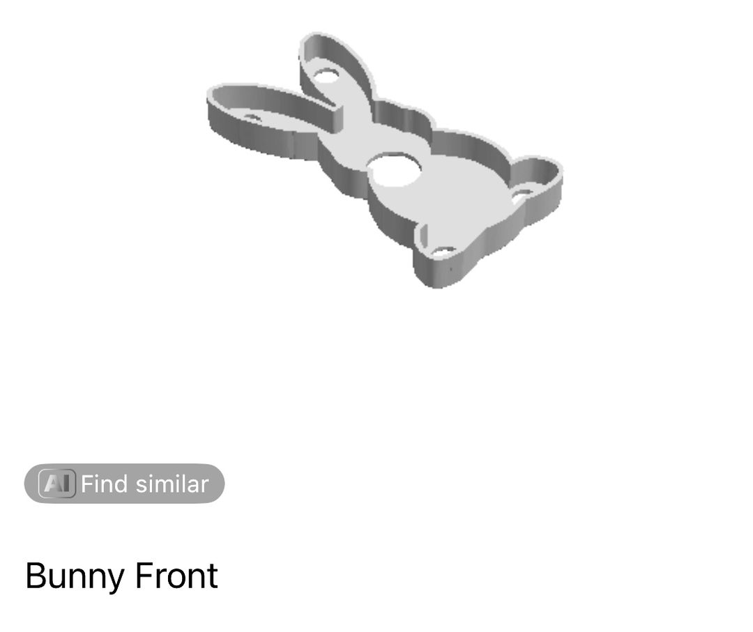 Easter Front Cookie Cutter        