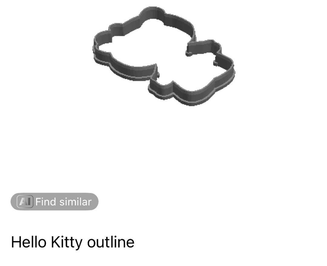2 Piece Helo Kitty Cookie 