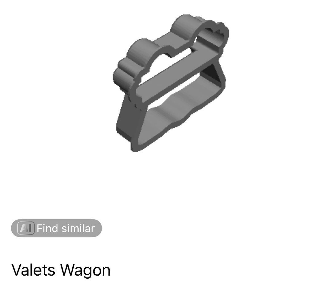 Valets Train Wagon Cookie Cutter