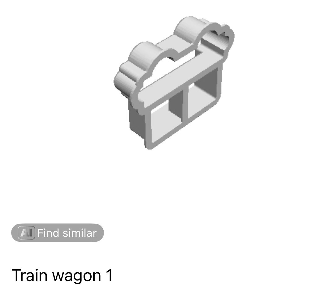 Train Wagon 2 Cookie Cutter 