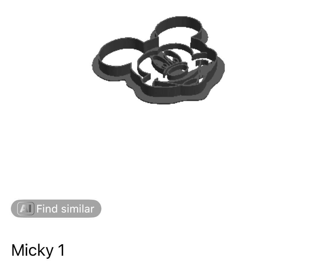 Mickey 1 Cookie Cutter       