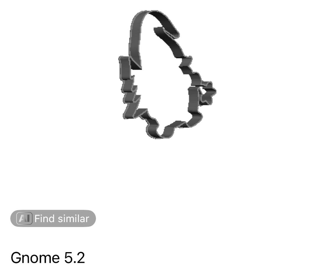 Nome C 2-in-1 Cookie Cutter