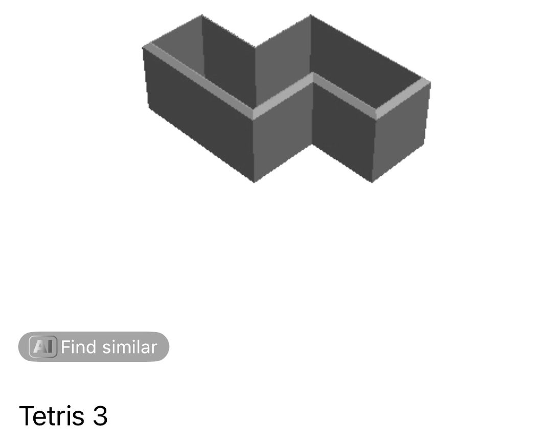 Tetris 3 Cookie Cutter 