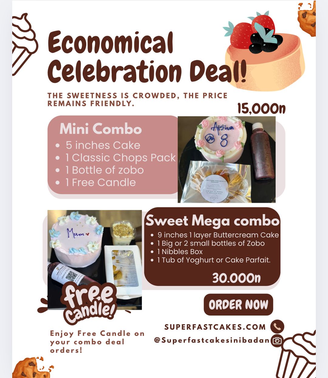 Celebration Combo Deal!    