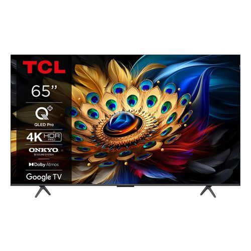 TCL 65" Inches QLED Google Smart TV - Black + 15 months  Warranty 65P7K