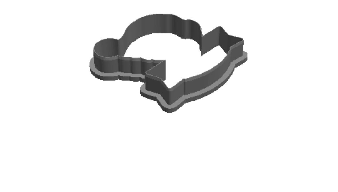 Elf 2 outline Cookie Cutter   