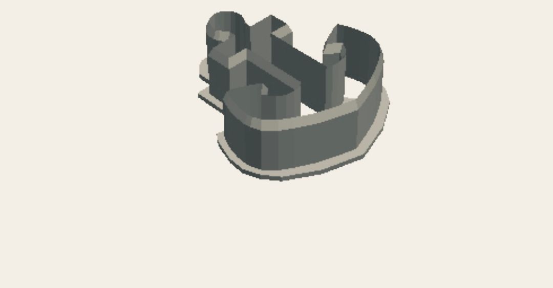 Anchor outline Cookie Cutter     