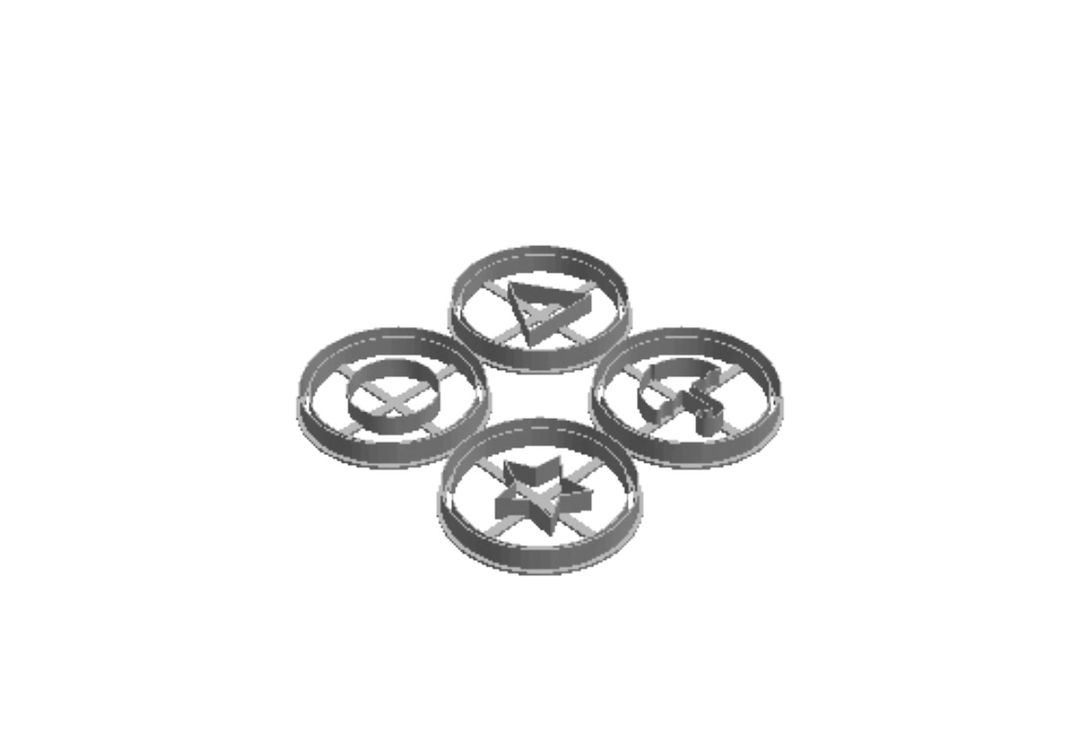 Squad Games outline Cookie Cutter   