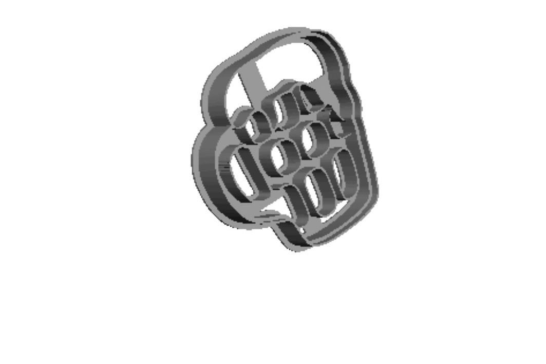 Bear detail Cookie Cutter    