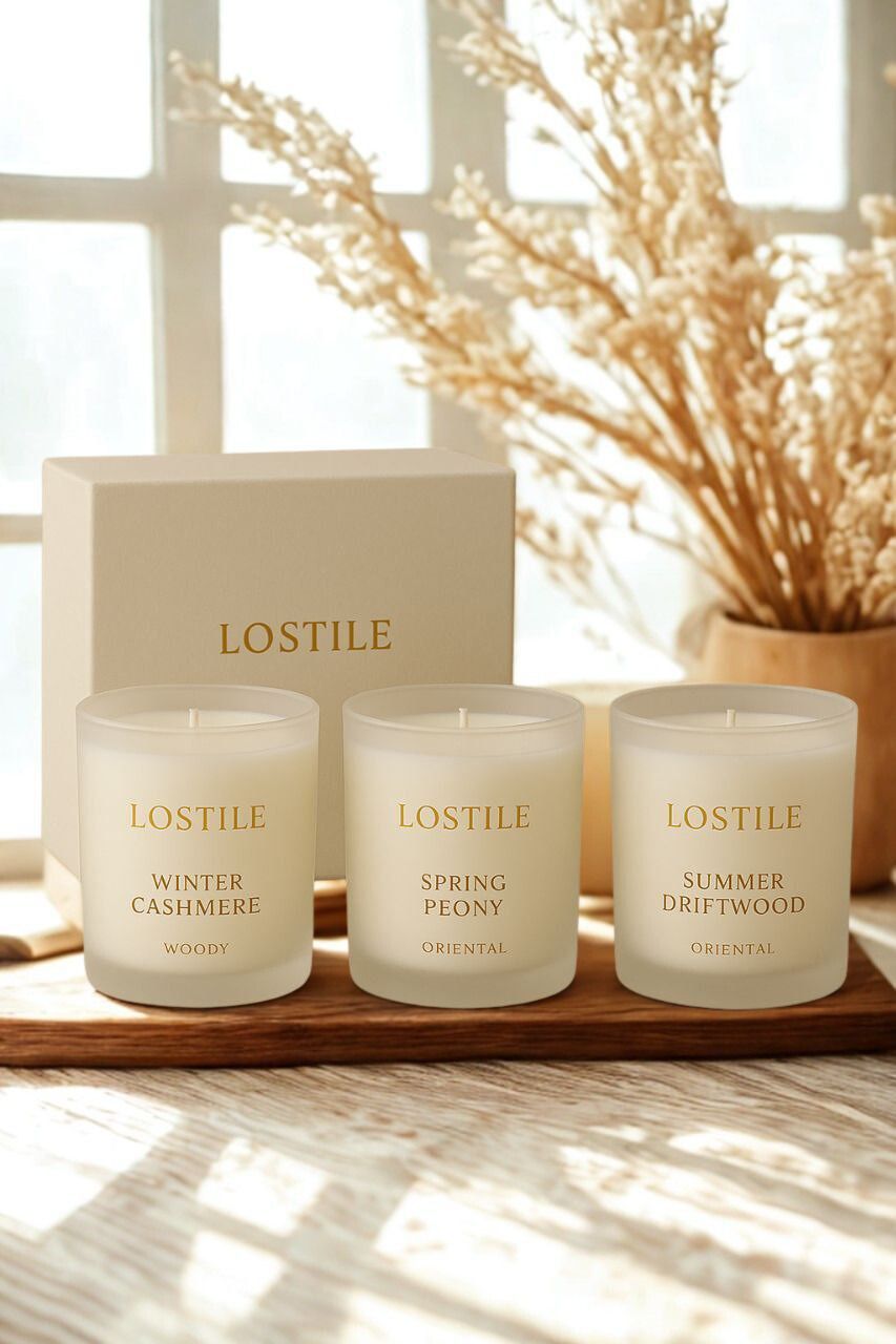 Lostile Seasonal Trio | Limited Edition 3-Candle Gift Set