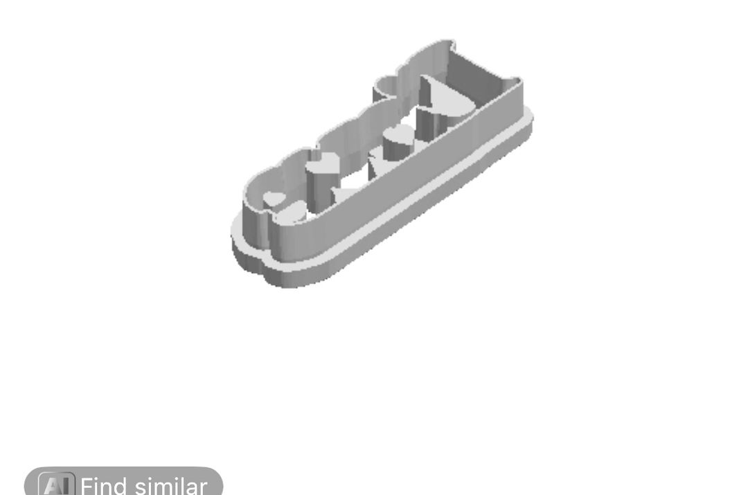 Love 1 outline CookieCutter       