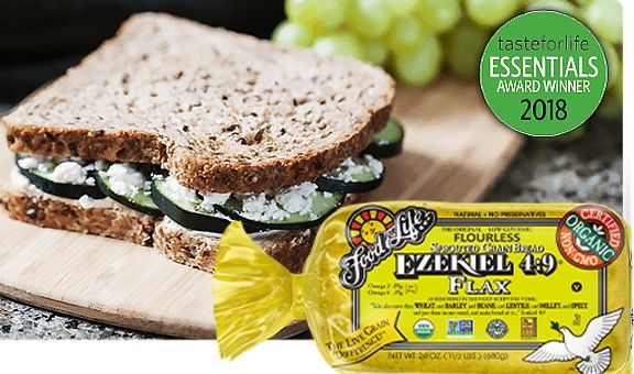 EZEKIEL 4:9 - FLAX SPROUTED WHOLE GRAIN BREAD
