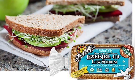 EZEKIEL 4:9 -  LOW SODIUM SPROUTED WHOLE GRAIN BREAD