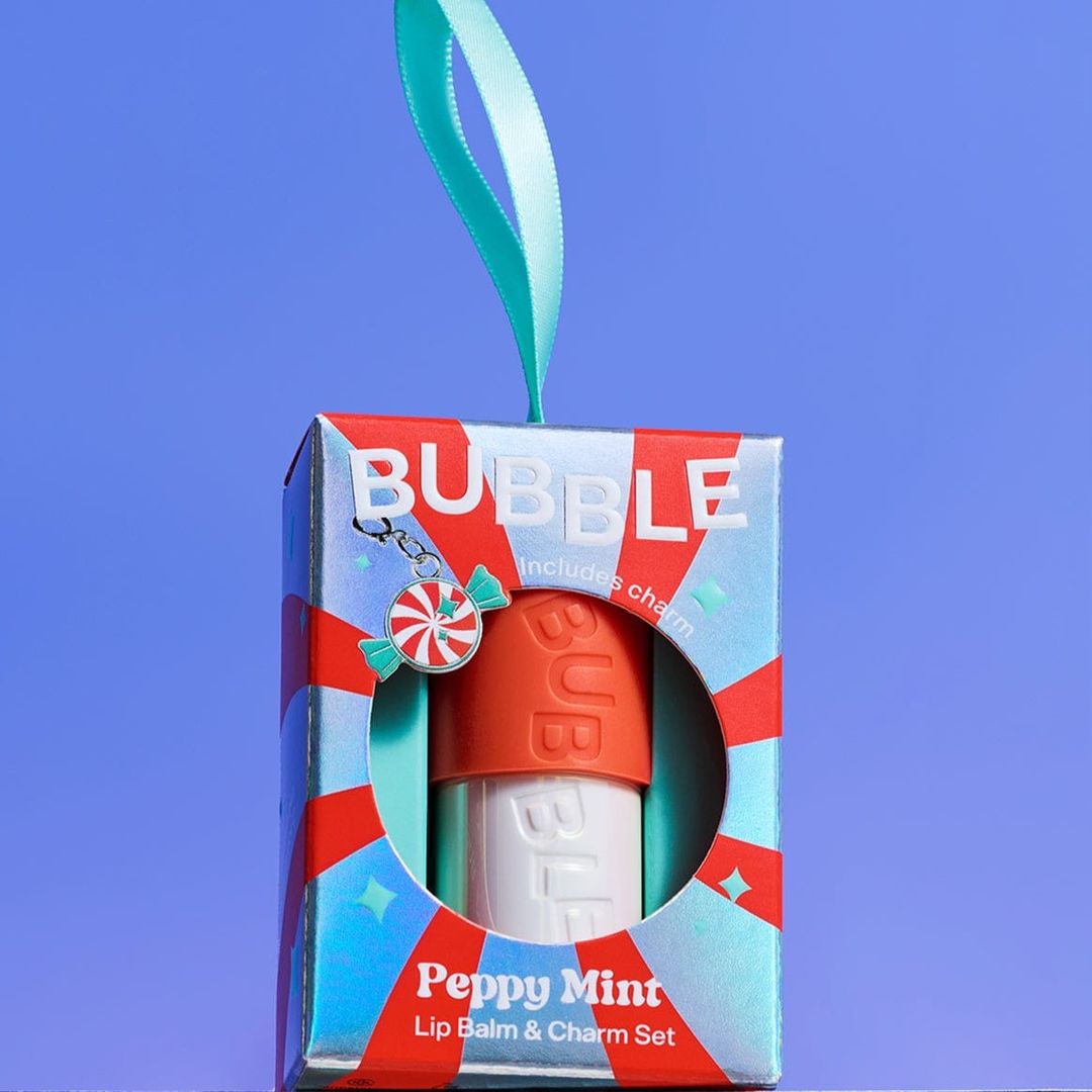 Bubble - Peppy Mint Lip Balm and Charm Set