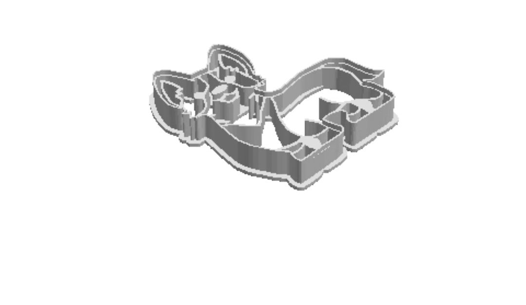 Corki outline Cookie Cutter             