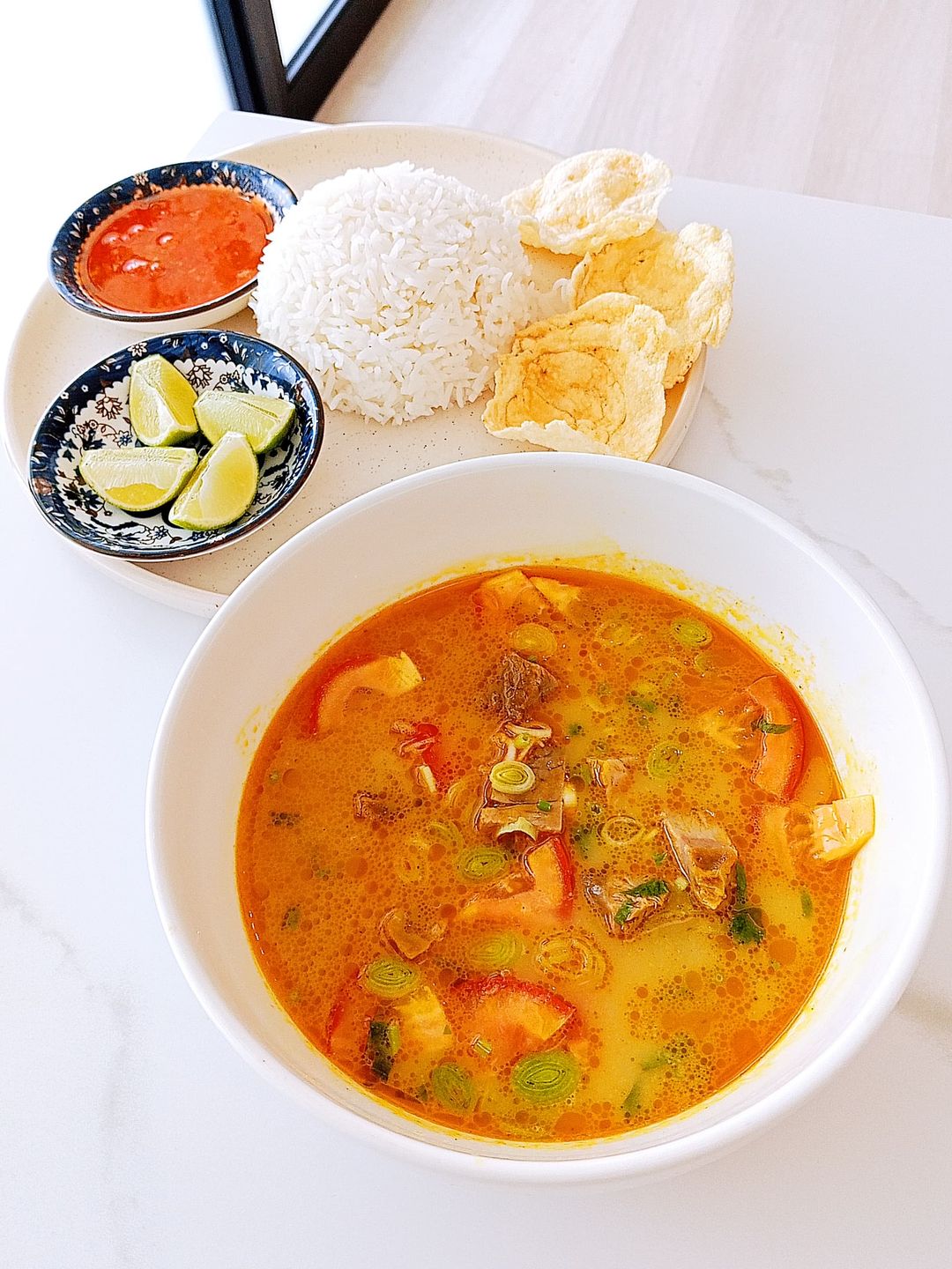 Soto Tangkar with Rice