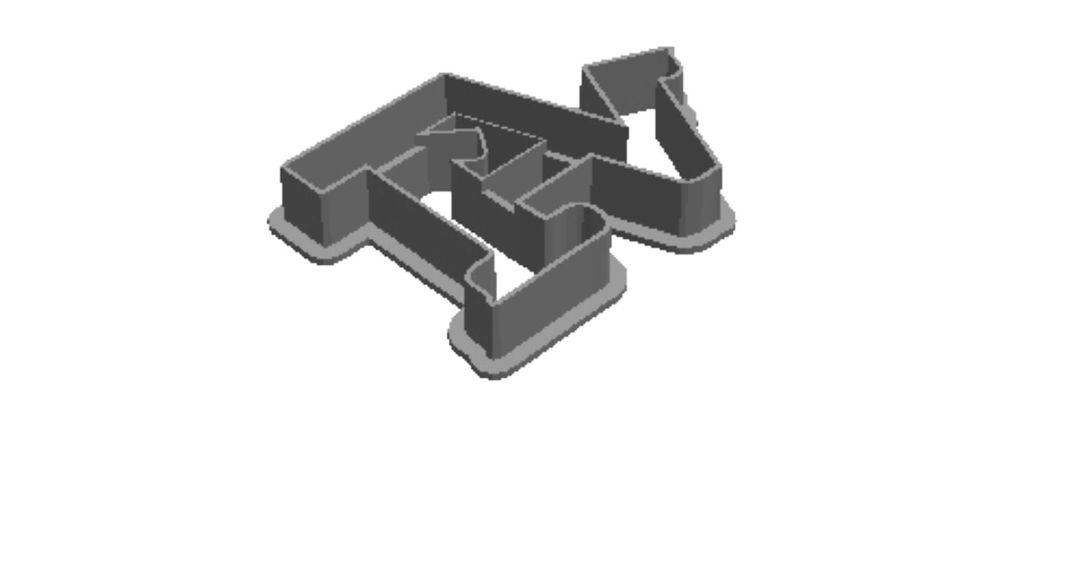 Maths Rootneg 1 Cookie Cutter                  