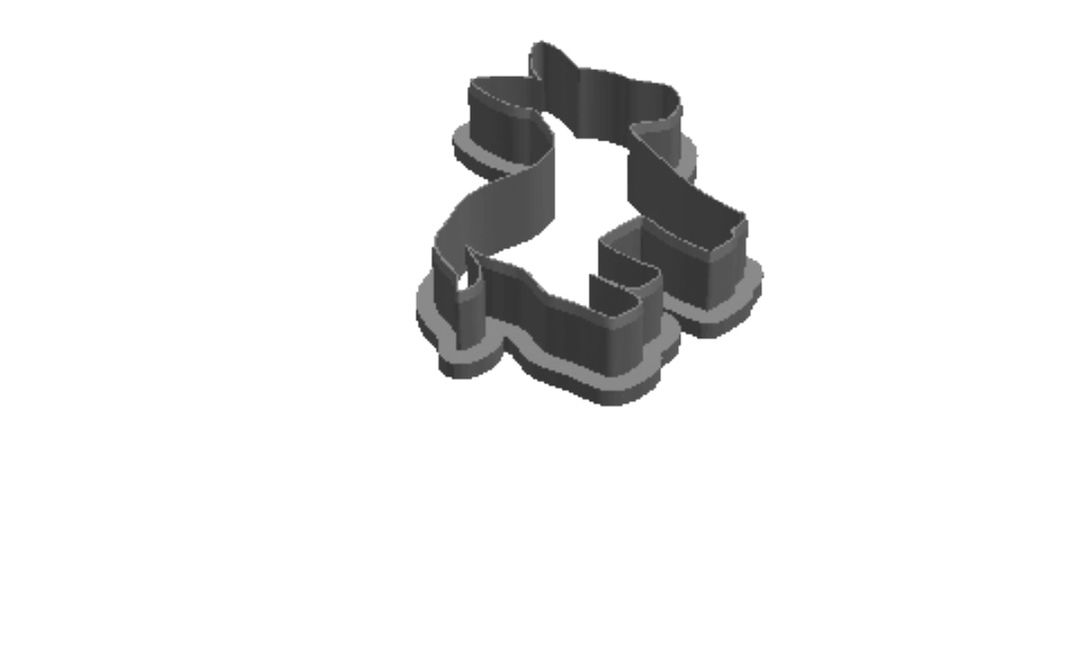 Donkey outline Cookie Cutter         