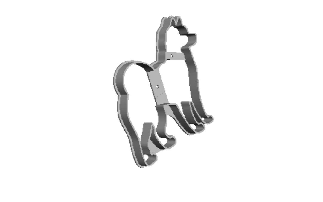 Malamut dog outline Cookie Cutter          