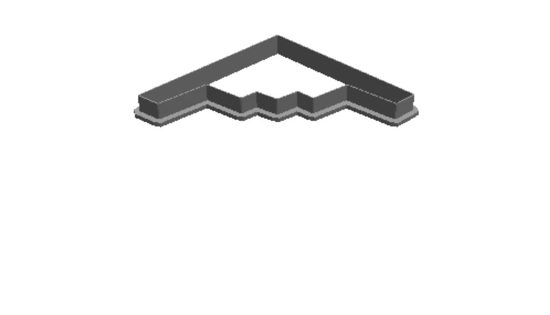 Jet  B2 Cookie Cutter     