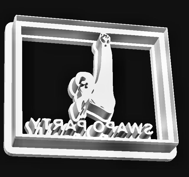 Swapo imprint Cookie cutter